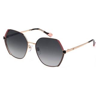 Yalea SYA101 HERTA 0302 58 Solbriller Kvinder Guld - Black Brown Rose Gold - 58mm