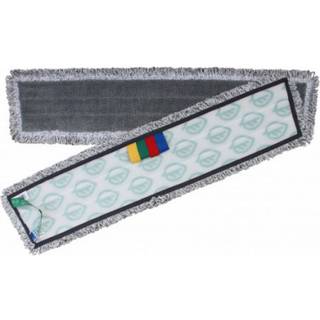 Tør- og fugtmoppe 60 cm med velcro 5 stk 50% polyester, 50% mikrofiber