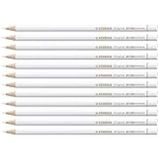 Stabilo Original 87-100 farveblyant 2,5mm Titanium hvid (12stk.)