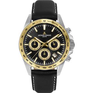 Jacques Lemans Liverpool 1-1877D - Herre - 41 mm - Analog - Quartz - Mineralglas