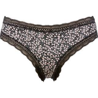 Trofe Laila Print Brazilian - Black - Small