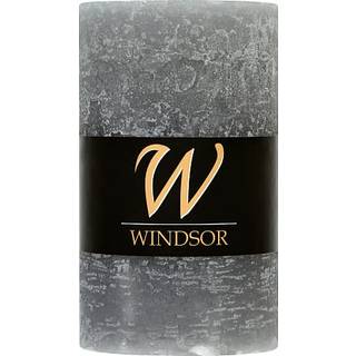 Windsor rustikt bloklys 7x12 cm - grå (På lager i butik)