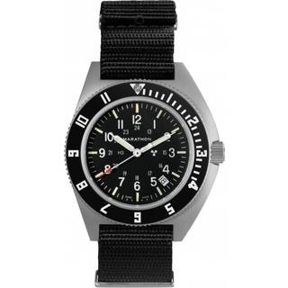 Marathon Steel Navigator (SSNAV-D) Black Dial Men's Watch WW194013SS-0103