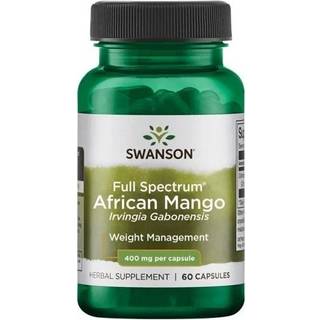 Fuldspektret afrikansk mango (Irvingia Gabonensis), 400 mg - 60 kapsler
