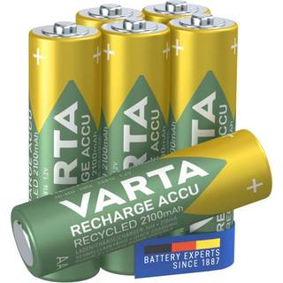 Varta Genoplad genanvendelige AA-batterier 2100 mAh 6-pakke