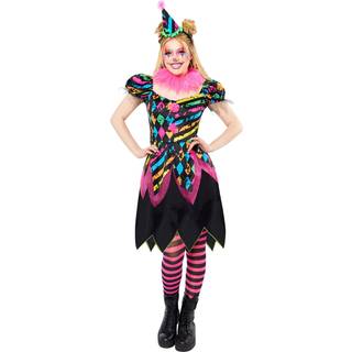 Funhouse Neon klovnekostume