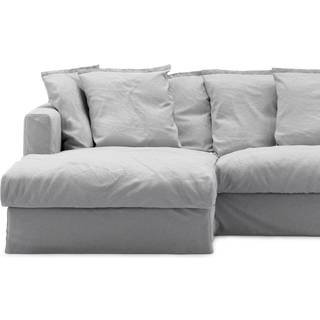 Decotique Betræk Til Le Grand Air 3-personers Sofa Divan Venstre t - Møbelbetræk Bomuld Lysegrå - 11001687
