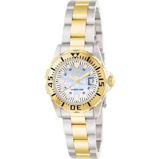 Invicta 6895 Pro Diver Hvid/Gul guldtonet stål Ø30 mm