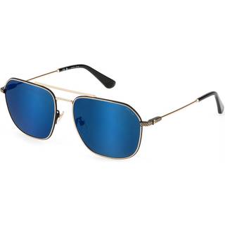 Police SPLF64 OCTANE 1 300B 57 Solbriller Mænd Guld - Black Gold - 57mm