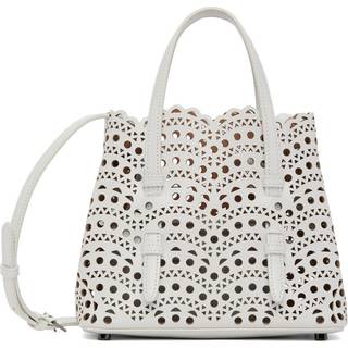 AlaÃ¯a Le Mina 20 New Vienne leather tote bag - white - One Size