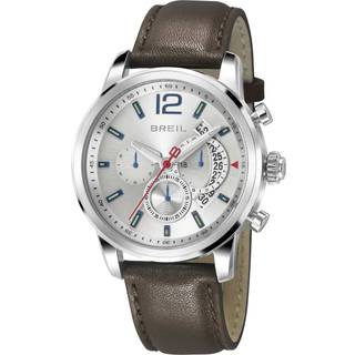 Breil TW1372 Miglia Sølvfarvet/Læder Ø44 mm