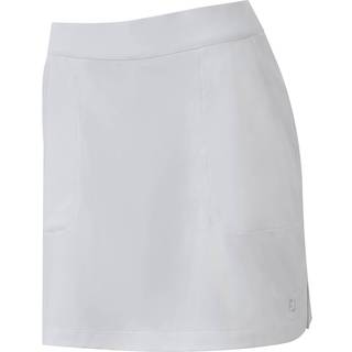 FootJoy Interlock Solid Skort - Regular Dame Nederdel - White - Str. XXL / Normal