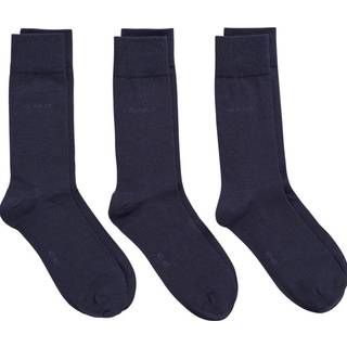 Gant 3-pak Wool Sock - Navy-2 - Str 40/42