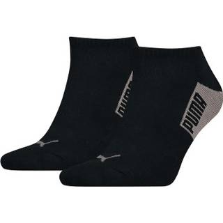 Puma 2-pak Men Logo Block Sneaker Socks - Black/brown - Str 39/42