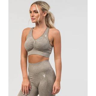 V3 Apparel Empower Seamless Scrunch Sports Bra – Pink Marl
