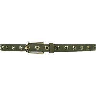 Smalt bælte med cool detaljer / 11478 - Army Green - 95