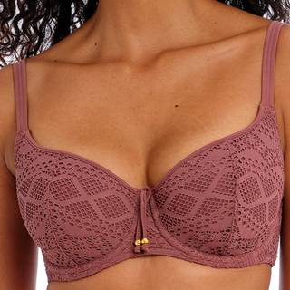 Freya Sundance Padded Bikini Top - Brown - E 80