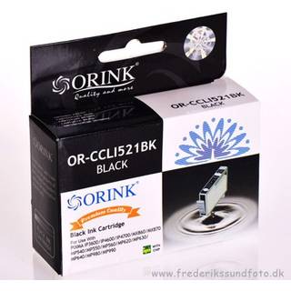 ORINK CLI-521BK Sort blækpatron (best before 2017)