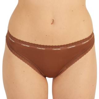 Calvin Klein Bottoms Up Refresh Thong - Brown - Medium