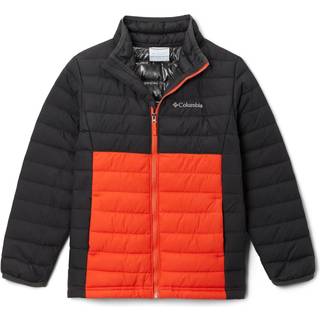 Columbia Powder Lite Dynejakke, Shark/Red Quar, S