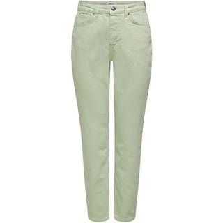 Ensfarvet Mom Bukser - Desert Saga - Dame - S/32 - ONLY