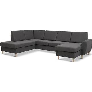 Madrid Nordic højrevendt  U-sofa - antracit