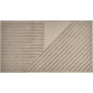 NJRD Stripes bademåtte 50x90 cm Beige