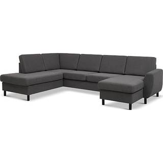 Madrid Nordic højrevendt U-sofa - antracit