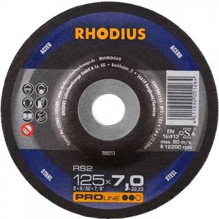 RHODIUS Skrubskive RS 2 Ø115 mm 7,0 x 22,23 mm (200184)