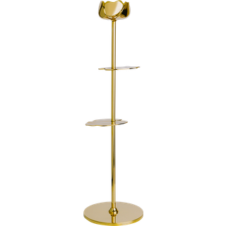 Hilke Collection Ninfea Alta Lysestage 35 Cm - Lysestager Messing Guld - HL02NA