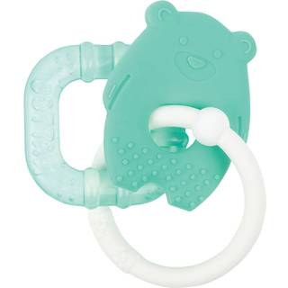 NATTOU Teether With Cooling Part tyggelegetøj, bidering med kølende effekt Green Bear 3 m+ 1 stk. - 1 stk.