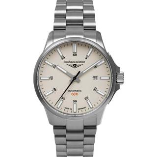 Bauhaus 2864M-5 Herrenuhr Aviation Automatik Titanium 42mm 10ATM