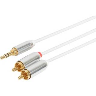 Prokord Audiokabel 5m. 3.5mm 2 X Rca