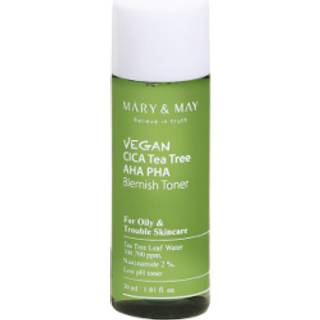 Mary&May Vegan Cica Tea Tree AHA PHA Toner (30 ml.)