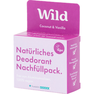 Wild Naturlig deodorant - Refill - Coconut & Vanilla 1423.75 DKK/1 kg