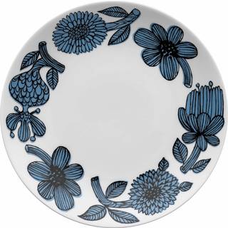 Blå Aster tallerken, 18 cm