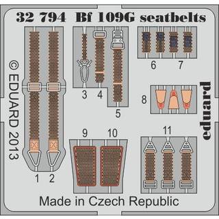 BF 109G seatbelts for Revell