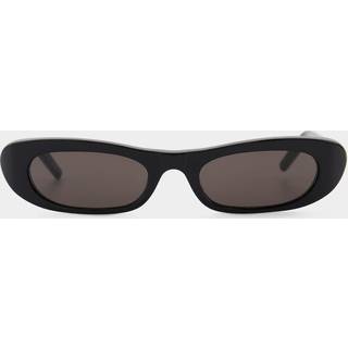 SAINT LAURENT Kvinde SL 557 SHADE col. 001 Solbriller Acetat Sort Sort Rund Normal