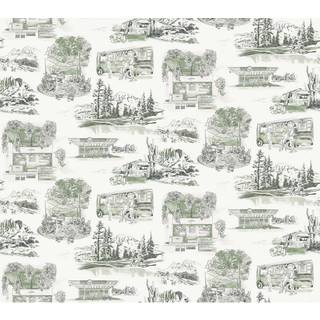 York Wallpaper Modern Vista Toile RT7863