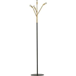 Örsjö Belysning Kvist 4 gulvlampe messing/sort
