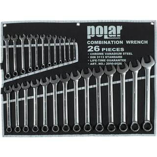 polar handtools Ringgaffelnøglesæt i mm 26 stk. (2090-0026)