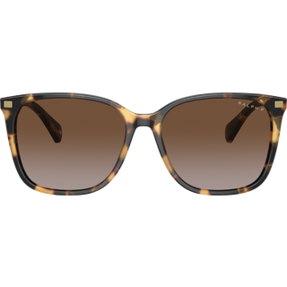 Ralph Lauren Kvinde RA5293 VVCV 6148T5 Solbriller Acetat Skildpadde Brun Firkantet Polariseret Skygge