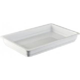 Fad ovnfast 53x32x2.5 cm porcelæn hvid