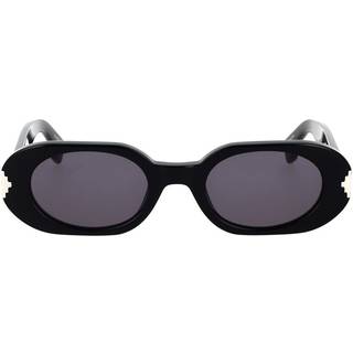 Marcelo Burlon Unisex Nire Black dark grey Solbriller Acetat Sort Grå Geometrisk Normal