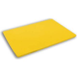 Skærebræt med fødder 30x20 cm polyethylen gul