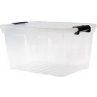 Plastkasse Home BOX 31 liter 45,6x35,9x25,1cm med låg