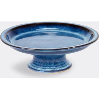 Serax Pure kagefad glaseret L Ø23,5 cm Dark Blue