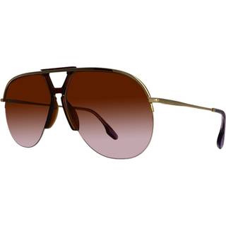 Victoria Beckham Kvinde VB222S 710 Solbriller Metal Guld Violet Rund Skygge