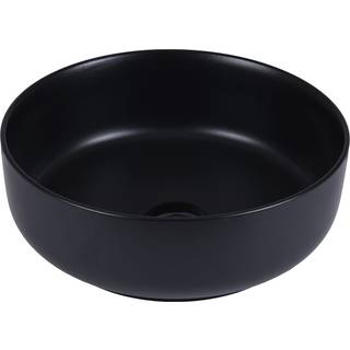 Tvättställ Rund Demeter Svart Satin 38.5 cm