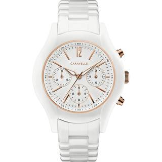 Bulova 43L117 Caravelle Hvid/Stål Ø24 mm